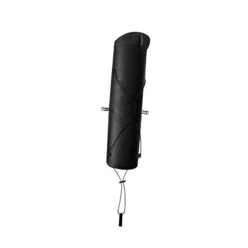 Sharplace Trekking Poles Carry Bag 10 CM Wide Mouth Large Capacity Portable Hiking Walking Pole Pouch Oxford Cloth Waterproof Climbing Poles Carrier for Backpacking Travel Climbing Accessories, Black