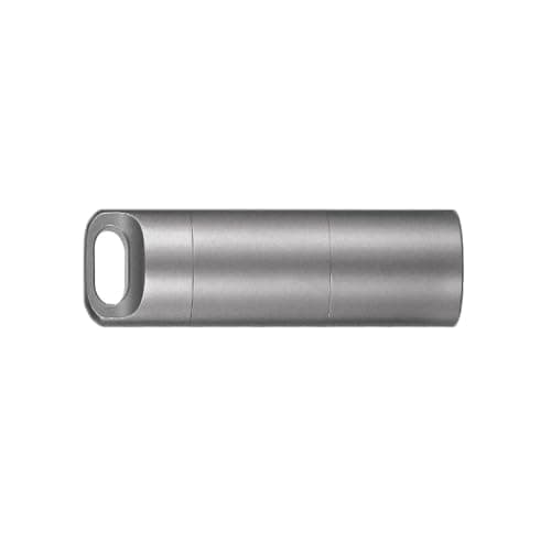 Large Stainless Steel Pill Organiser, Waterproof Pill Box Portable Emergency Medicine Organizer for Medicine, Vitamin, Capsules, Fish Oil, Supplement