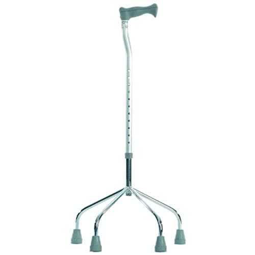 NRS Healthcare Tetrapod Walking Stick with Large 4 Leg Base