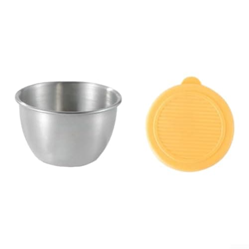 Portable Camping for sauce Pot 80ml for Hiking Picnic Portable(yellow)