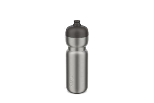 Mepal - Stainless steel Pull Bottle Sport - Leakproof - Just Grab, Pull and Hydrate - Lightweight Stainless Steel - Water Bottle - 800 ml - Graphite black