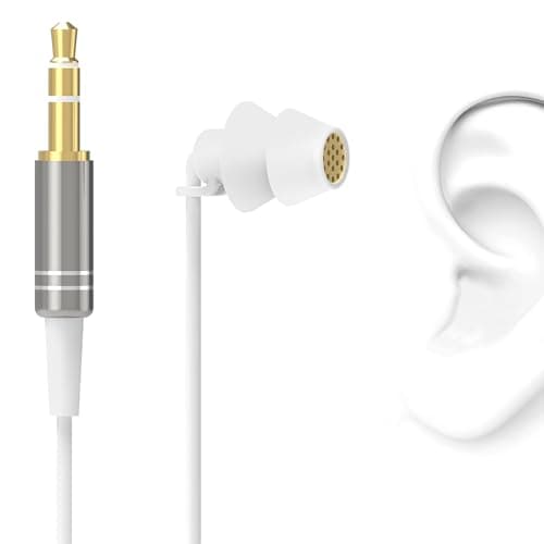 GEEKRIA Mono Sleep Earbud, 3.5mm Single Earphone for Side Sleeping