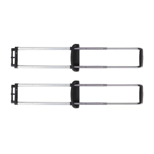 2pcs Suitcase Telescopic Handle 20 Inch Aluminum Alloy
