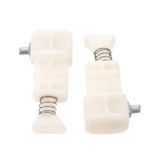 Zerodeko 2pcs Luggage Handle Locking Clips Replacement Set for Suitcase Repair, PVC Material with Reliable Stability and Enhanced Security, Suitable for Travel Luggage Maintenance