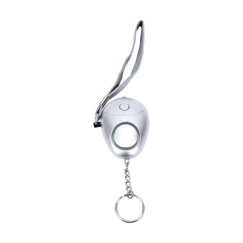 Tosuny Personal Security Alarm 130dB Emergency Self Defense (Silver)