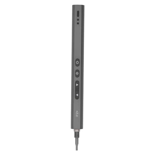 Mini Electric Screwdriver Cordless Rechargeable Power Screwdrivers Reversible CW CCW Rotation 2 Level Magnetic Repair Tool Kit with 24 Bits for Computers Phones Watches Repair
