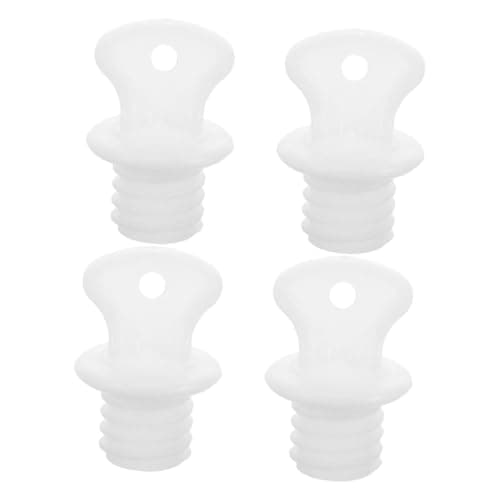 EXAOMBLE 4pcs Thermal Water Bag Lids Hot Water Bottle Rubber Sealing Top Easy to Clean Maintain Temperature Elegant Design for Travel and Office Use
