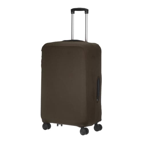 sourcing map Travel Luggage Cover, Washable Suitcase Covers for Luggage Anti-scratch Suitcase Protector Elastic Baggage Protective, Fits 18-21 Inch Suit Case, Dark Brown