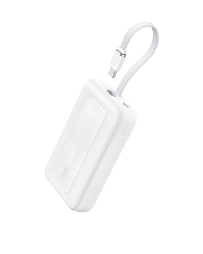 Anker Zolo Power Bank, 20,000mAh 30W Portable Charger with Built-in USB-C