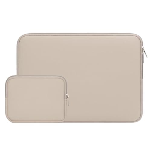RAINYEAR 13 Inch Laptop Sleeve Case with Accessories Pouch, Khaki