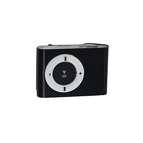 Aramox Mp3 Player Clip On, 110mAh Battery 40x28x12mm (Black)