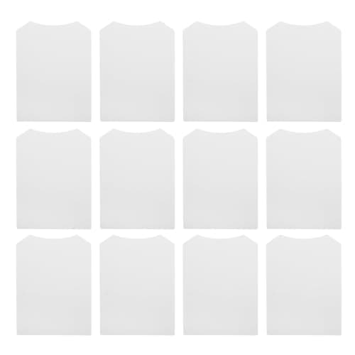 RUNROTOO 50pcs White Cardboard Shirt Insert for Sweaters and Apparel, Clothes Folder Folding Board for Compact Storage and Organizing Laundry, Paper Material for Shipping and Packing