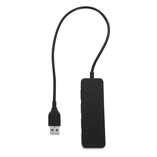 Plastic 4 Ports USB 2.0 Hub Abs Computer Cable Adapter