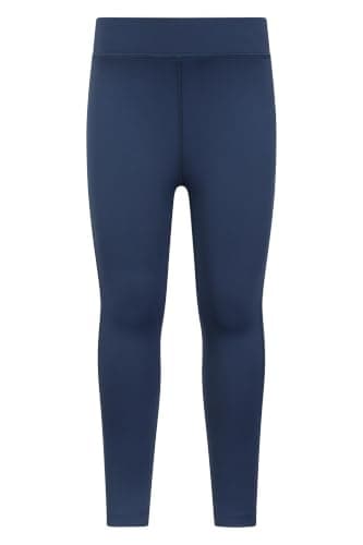 Mountain Warehouse Flick Flack Soft Touch Kids Leggings Navy 7-8y