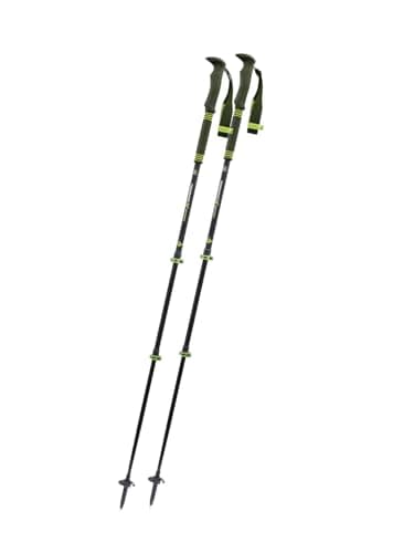 KOMPERDELL Carbon Pro Zero Trekking Pole Pack Size 67cm Length 150-140cm Adjustable Green Size 105-140cm Length-Adjustable Charcoal Trekking Pole