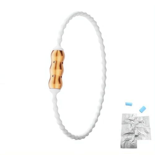 Essential Oil Mosquito Repellent Wristband for Outdoor (White)