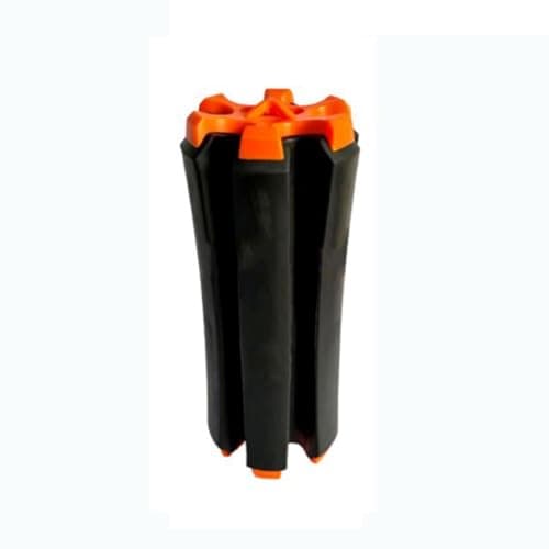 Golf Club Carrier - 6-Club Capacity, Compact Portable Organizer for Travel & Storage Orange