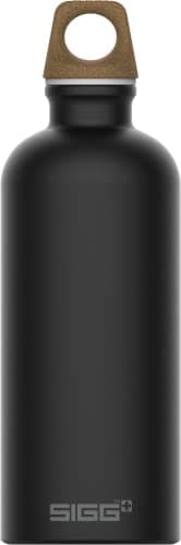 Sigg - Aluminium Water Bottle - Traveller MyPlanet Black - Suitable For Carbonated Beverages - Leakproof - Lightweight - BPA Free