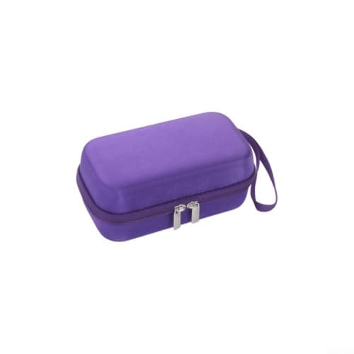 Opatiny Hard EVA Case for 3D Printing Pen - Shockproof Storage Organizer with Mesh Pocket for Filament Refills & USB Charger - Turquoise Travel Carry Bag(Purple)