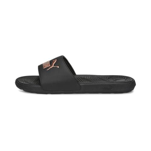 Puma Women Cool Cat 2.0 Wns Slide Sandals, Puma Black-Rose Gold, 6 UK