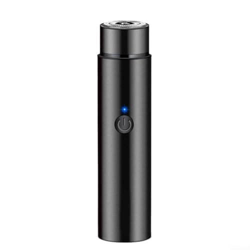 Compact Electric Shaver 106mm Portable Travel Design(Black)
