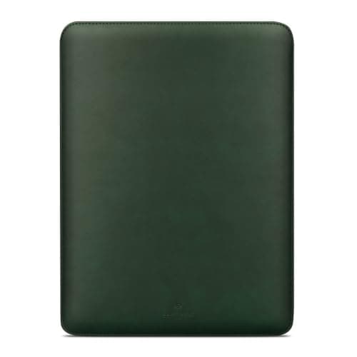 Comfyable Laptop Sleeve Precisely Compatible with Mac Air M5 2026 A3449 M4 2025 A3240 M3 2024 A3113 M2 M1 & 13 Inch MacBook Pro/Neo A18 A3404, Faux Leather Cover Case, Green