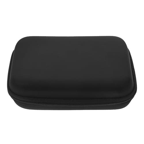 FUOYLOO Portable Storage Bag Power Bank Bag Oxford Cloth Storage Pouch Black Simple and Generous Style Organizing Power Bank Organizing USB Cables Travel Accessory