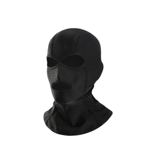 Erpmlyo Swimming Cover Black Sun Protection Full Face Mask for