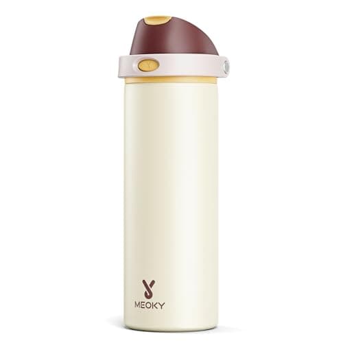 Meoky 710ml Insulated Stainless Steel Water Bottle for Travel Sports Gym