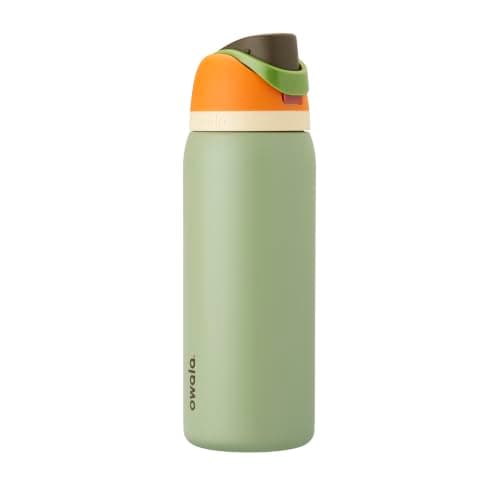 Owala FreeSip Insulated Stainless Steel Water Bottle, 945ml, Camo Cool
