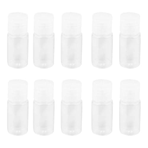 JUMPLAWN 24pcs Refillable Bottles 15ml Flip Cap for Cosmetics and Skin Care