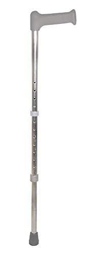 Aidapt Adjustable Height Lightweight Walking Stick with Anti Slip Ferrule Foot to Aid Stability and Confidence when Walking Supplied with a Hanging Carry Strap