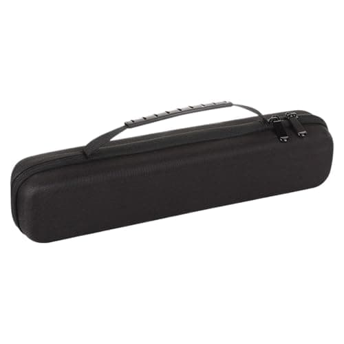 Flute Carrying Case - EVA High Density Shock Resistant Pouch - Travel Case for Curling Iron with Zipper, for Music Enthusiasts, Flute, Women, Travellers