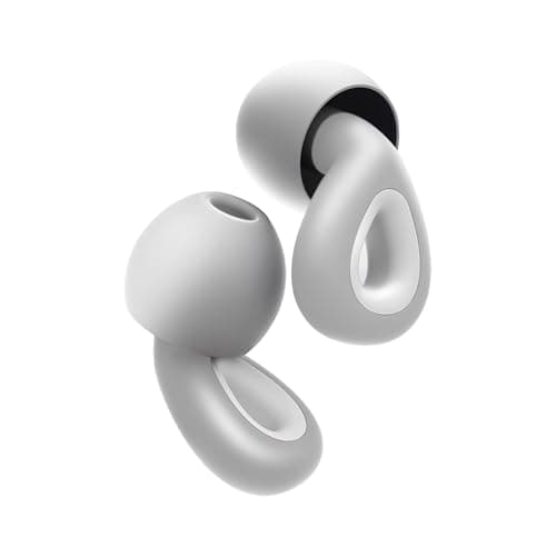 Silicone Ear Plugs for Sleeping, Flying & Concerts – Ultra-Soft Reusable Noise Reducing Earplugs (23dB SNR) | Premium Custom Fix | 6 Tips for Sleep, Travel, Studying & Hearing Protection (Grey