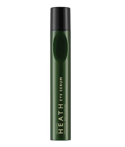 Heath Men’s Eye Serum 18ml, Revitalising Eye Cream, Hydrate Eyes, Anti-Ageing, Refreshes Under Eye Dark Circles, Minimise Wrinkles, Moisturiser, Gift For Him, Travel Size, Vegan and Cruelty Friendly