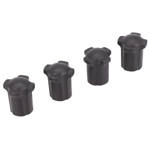 Black Rubber Foot for Folding for camp Chairs, 13mm Table Leg Protectors