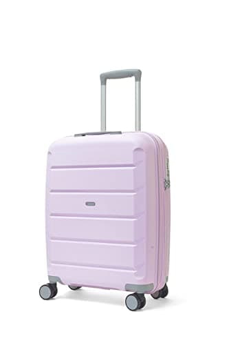 Rock Tulum Small 36/45L Expandable Hard Shell Suitcase - Lilac