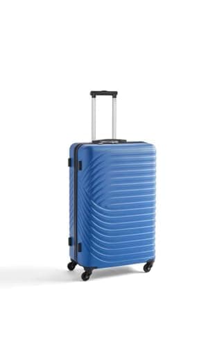 Hard Shell Luggage, 28-inch, Large Capacity 100L, 4-Wheel Spinner, Blue