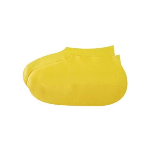 Waterproof Shoe Covers 1 Pair Latex Yellow for Outdoor Travel