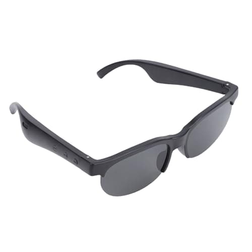 Jectse Wireless Headphone Glasses, Open Music, Real-Time Translation, AI Smart Glasses for Travel Communication, Safe Sun Protection