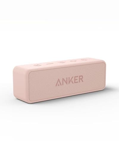 Anker Soundcore 2 Portable Bluetooth Speaker, 12W Stereo, Pink