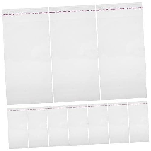 GLEAVI 200pcs Self-adhesive Bags Small Storage Bags Packing Organizer Clothing Supplies Packing Folder Adhesive Strip Storage Small Business Packaging Tshirt for Business