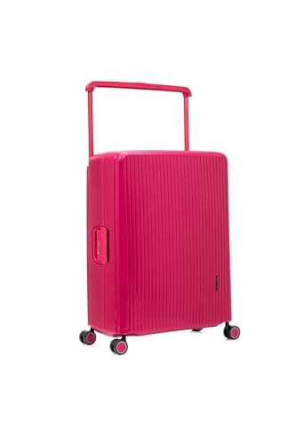 ATX Luggage Zipperless Large Suitcase Super Lightweight Polypropylene Hard Shell with 4 Dual Spinner Wheels Wide Handle 3-Point Built in TSA Lock (112 Liters, 29-Inch, Mulberry)