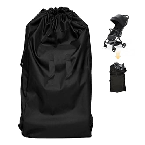 Kighdel Stroller Travel Bag for Airplane, 58 * 117 * 40cm Large TPortable Durable Pram Bag, Waterproof Fabric for Buggy Travel Storage