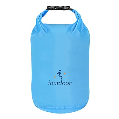 ioutdoor Boat Dry Bags 2L/5L/10L/20L/40L/70L Waterproof Dry Sack (Blue 2L)