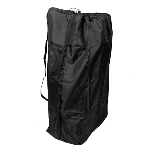 Stroller Bag for Airplane Travel, Nylon, Black with Two Shoulder Straps