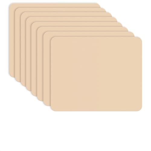 OAZ 8 Pieces 20x15 cm Nylon Repair Patches Nylon Fabric Patch Self-Adhesive Tent Repair Patch Kit Waterproof Lightweight Nylon Repair Tape for Clothing Down Jacket Sleeping Bag Beige