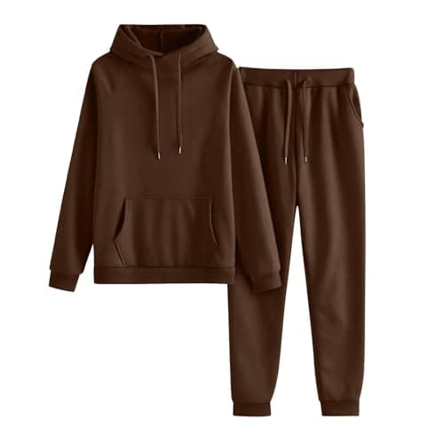 Matching Hoodie And Jogger Co-Ord For Women - Drawstring Two Piece Set