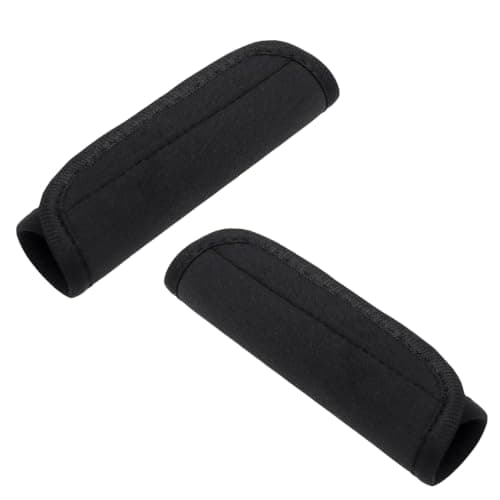 2 Pcs Luggage Handle Wraps, Neoprene Grip Cover for Suitcase Handles, Black
