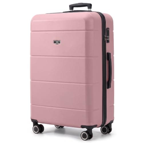 LUGG - Jetset 32 Inch Large Suitcase – Lightweight Hard Shell Luggage with TSA Lock – Water-Resistant ABS Spinner Suitcase – 4 Wheels – 86x58x31cm Travel Bag